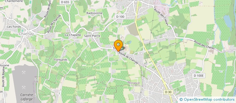 localisation de l'entreprise LE FOUR A PAIN DE MORANCE  MORANCE