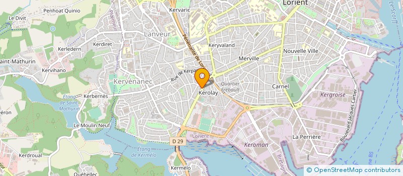 localisation de l'entreprise LE FOUR A PAINS à LORIENT
