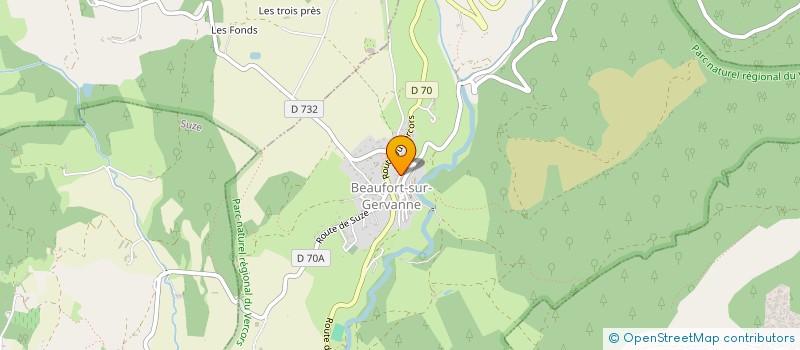 localisation de l'entreprise LE FOUR A ZIC à AOUSTE-SUR-SYE