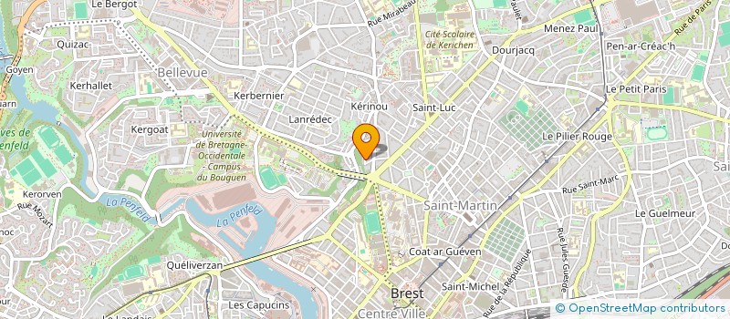localisation de l'entreprise LE FOUR DE BABEL à BREST