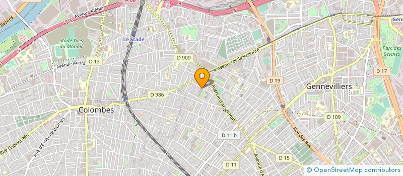 localisation de l'entreprise LE FOUR DE BALADI à BOIS-COLOMBES
