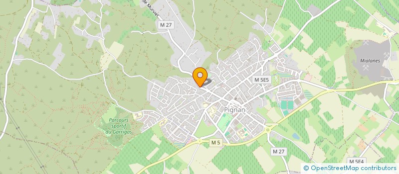 localisation de l'entreprise LE FOUR DE LA CAUX à PIGNAN