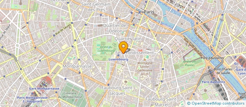 localisation de l'entreprise LE FOUR DE LUSSAC  PARIS