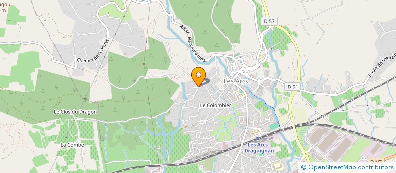 localisation de l'entreprise LE FOUR DE PIERRE à LES ARCS