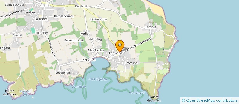 localisation de l'entreprise LE FOUR DES PIRATES à GROIX