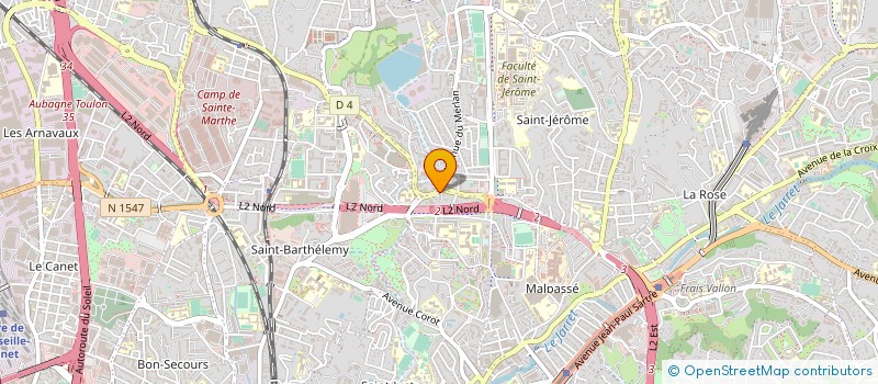 localisation de l'entreprise LE FOUR DU MERLAN à MARSEILLE 13