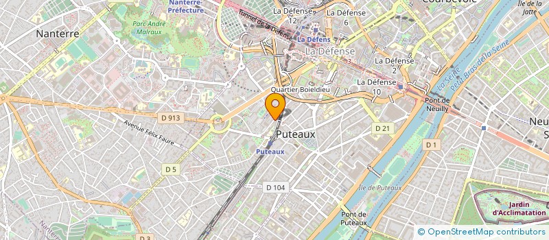 localisation de l'entreprise LE FOUR ET LA PELLE  PUTEAUX