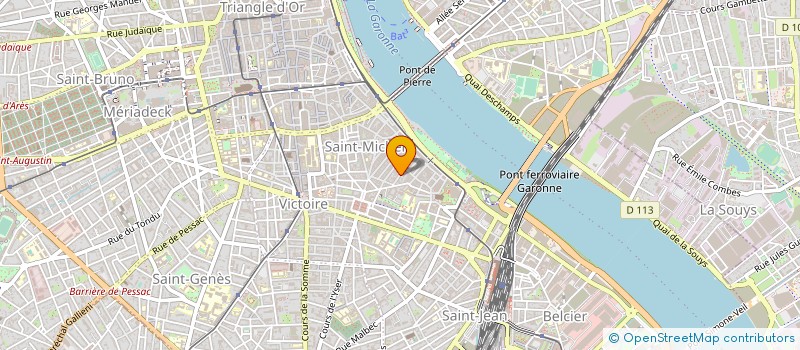 localisation de l'entreprise LE FOUR, MAISON D'ARTS MULTIPLES - LF-MAM  BORDEAUX