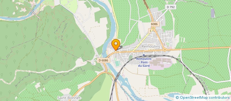 localisation de l'entreprise LE FOUR PROVENCAL  REMOULINS