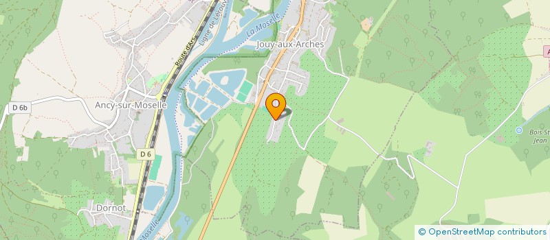 localisation de l'entreprise LE FOUREUX  JOUY-AUX-ARCHES