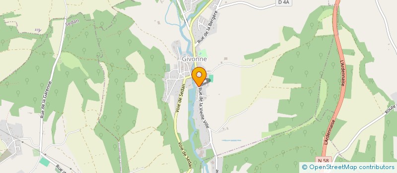 localisation de l'entreprise LE FOURGON DE BOISSONS  GIVONNE