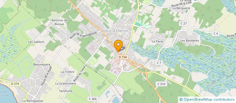 localisation de l'entreprise LE FOURN'ILE DE DOLUS à DOLUS-D'OLERON