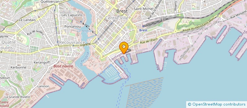 localisation de l'entreprise LE FOURNEAU à BREST