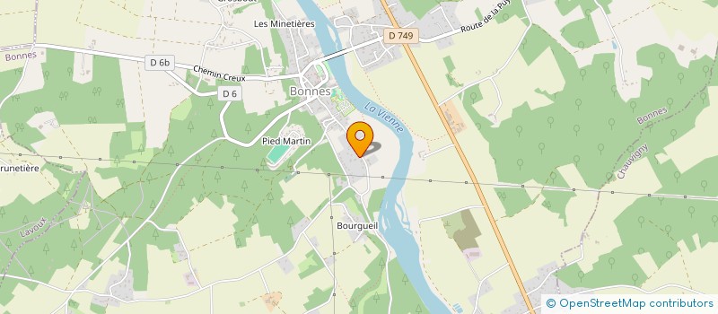 localisation de l'entreprise LE FOURNEAU à BONNES