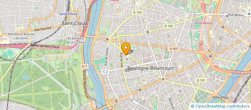 localisation de l'entreprise LE FOURNEL à BOULOGNE-BILLANCOURT