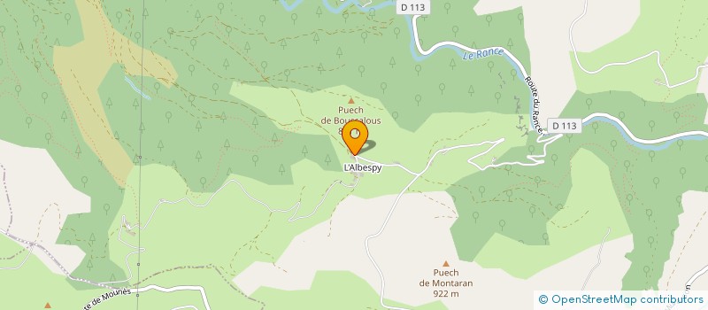 localisation de l'entreprise LE FOURNET  MOUNES-PROHENCOUX