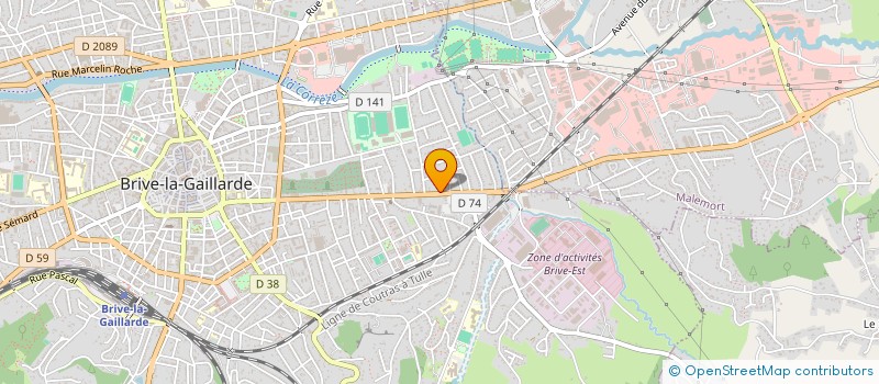 localisation de l'entreprise LE FOURNIL 19  BRIVE-LA-GAILLARDE