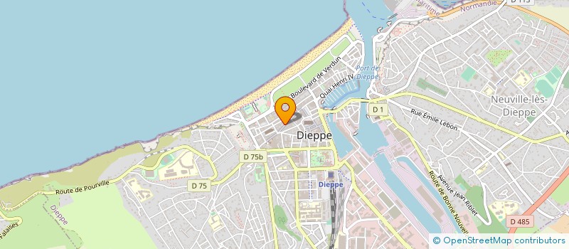 localisation de l'entreprise LE FOURNIL à DIEPPE
