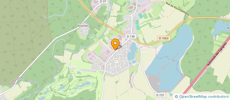 localisation de l'entreprise LE FOURNIL  SOUFFLENHEIM