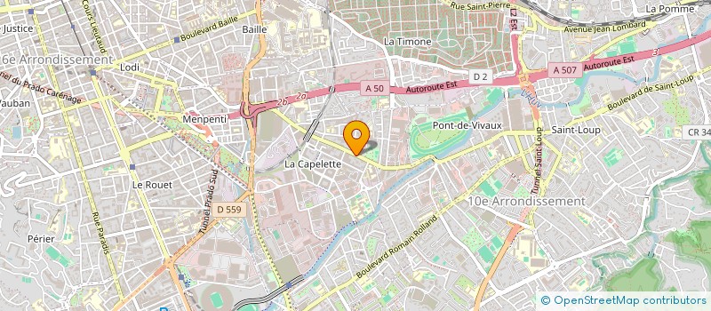 localisation de l'entreprise LE FOURNIL à MARSEILLE
