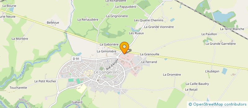 localisation de l'entreprise LE FOURNIL à SEVREMOINE