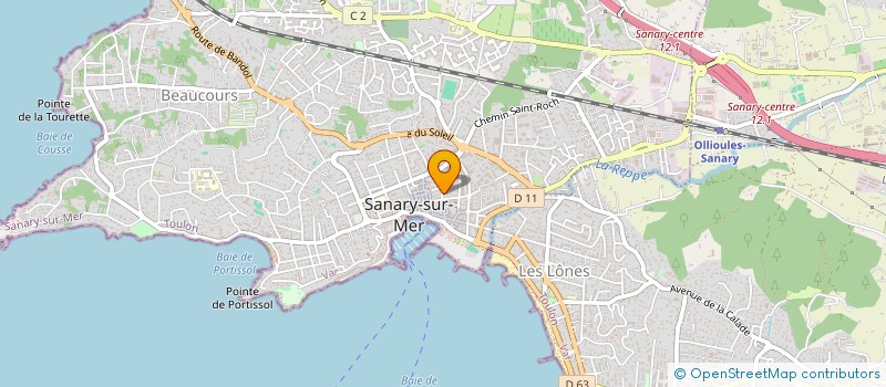 localisation de l'entreprise LE FOURNIL à SANARY-SUR-MER