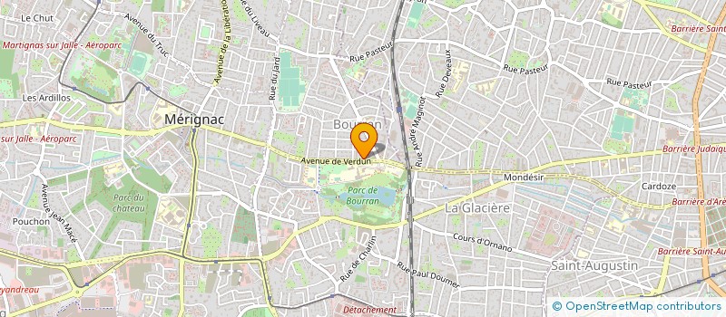 localisation de l'entreprise LE FOURNIL 85  MERIGNAC