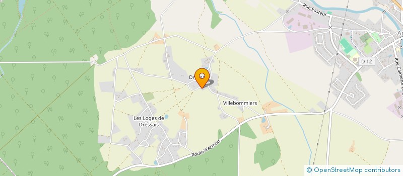 localisation de l'entreprise LE FOURNIL ARDENTAIS à ARDENTES