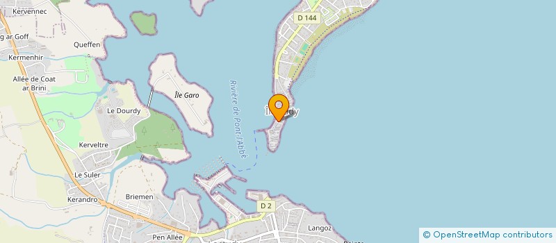 localisation de l'entreprise LE FOURNIL ARTS ET ARTISANAT  ILE-TUDY