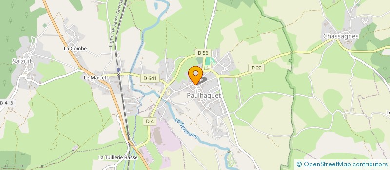 localisation de l'entreprise LE FOURNIL AUX MILLE SAVEURS  SALZUIT