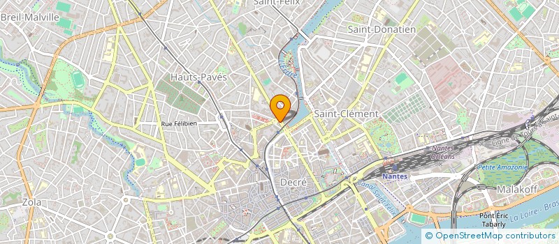 localisation de l'entreprise LE FOURNIL BOSSARD à NANTES