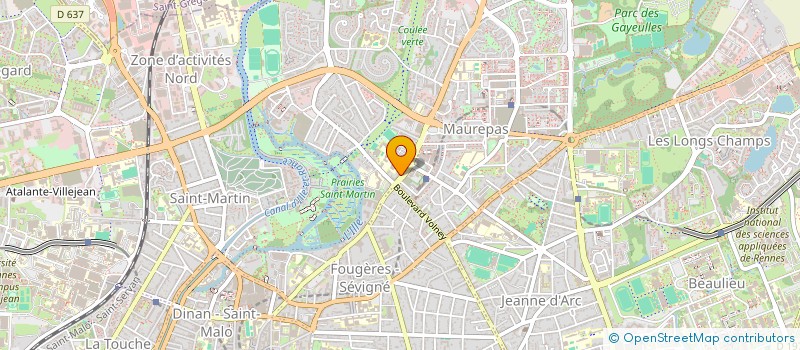 localisation de l'entreprise LE FOURNIL BRETON  RENNES