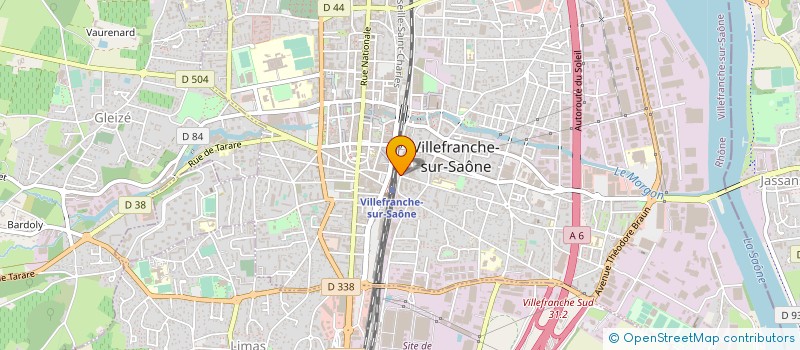 localisation de l'entreprise LE FOURNIL CALADOIS à VILLEFRANCHE-SUR-SAONE