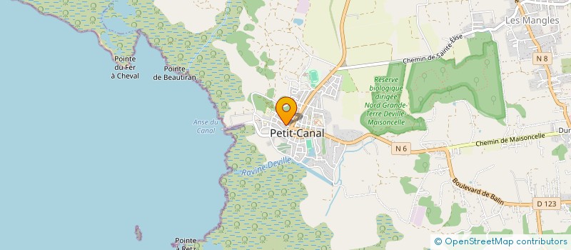 localisation de l'entreprise LE FOURNIL CANALIEN à PETIT-CANAL
