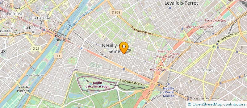 localisation de l'entreprise LE FOURNIL CLEMENCEAU à NEUILLY-SUR-SEINE