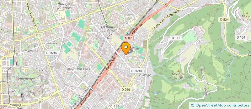 localisation de l'entreprise LE FOURNIL COSMOPOLITE  SAINT-MARTIN-D'HERES