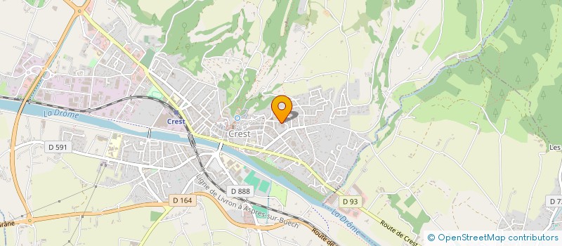 localisation de l'entreprise LE FOURNIL CRESTOIS à CREST