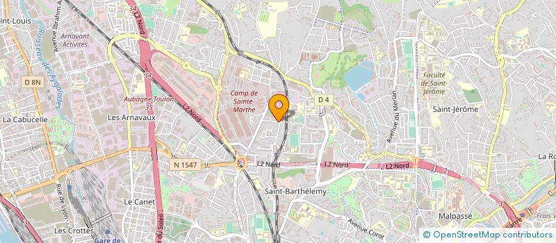 localisation de l'entreprise LE FOURNIL D'ADEL  MARSEILLE