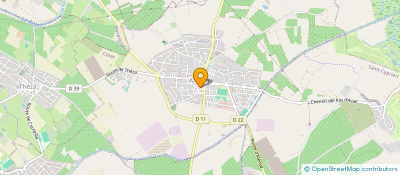 localisation de l'entreprise LE FOURNIL D'ALENYA à ALENYA