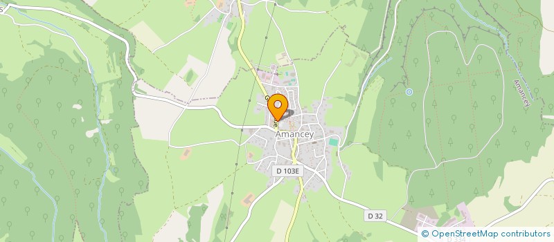 localisation de l'entreprise LE FOURNIL D'AMANCEY  AMANCEY