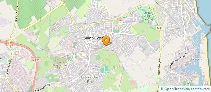 localisation de l'entreprise LE FOURNIL D'AMANDINE à SAINT-CYPRIEN