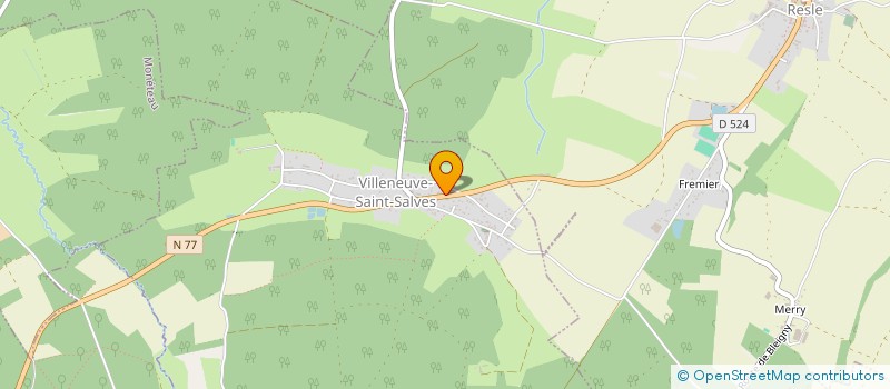 localisation de l'entreprise LE FOURNIL D'AMILLY  VILLENEUVE-SAINT-SALVES