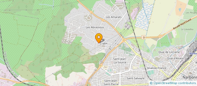localisation de l'entreprise LE FOURNIL D'ANATOLE à NARBONNE