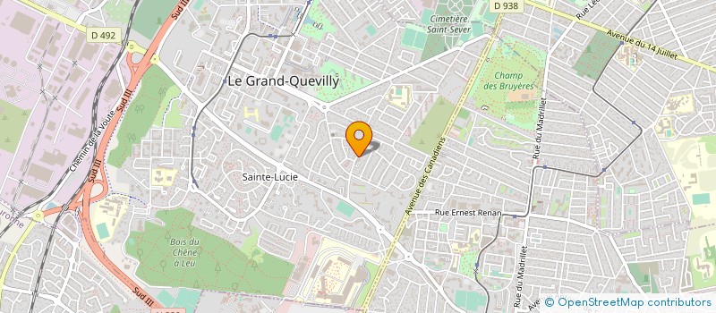 localisation de l'entreprise LE FOURNIL D'ANDALOUSIE  LE GRAND-QUEVILLY