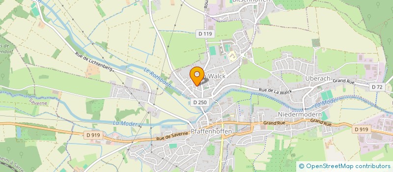 localisation de l'entreprise LE FOURNIL D'ANDRE  UHRWILLER