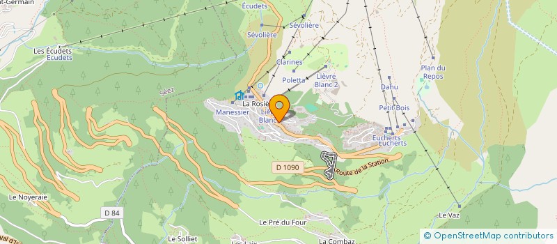 localisation de l'entreprise LE FOURNIL D'ANDREA  MONTVALEZAN