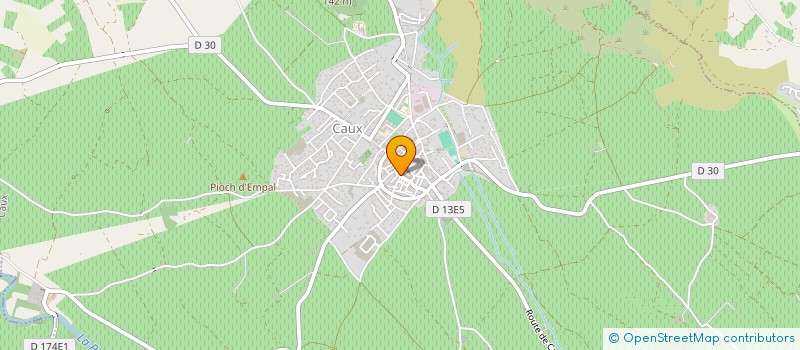 localisation de l'entreprise LE FOURNIL D'ANGEL ET SEB  CAUX