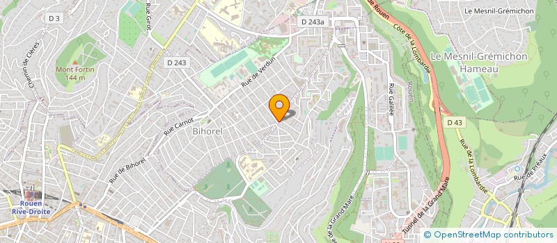 localisation de l'entreprise LE FOURNIL D'ANTAN  LE GRAND-QUEVILLY