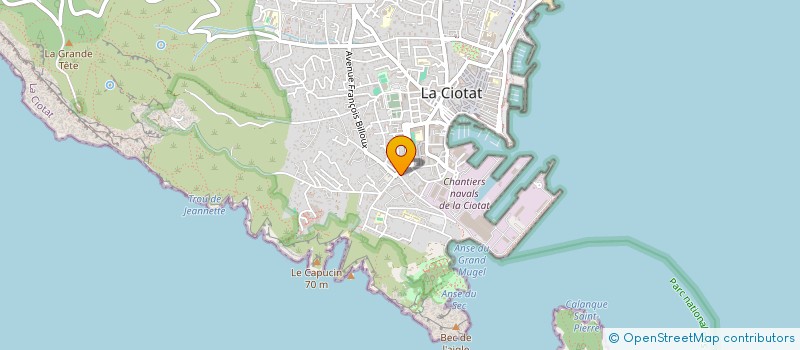 localisation de l'entreprise LE FOURNIL D'ANTHO à LA CIOTAT