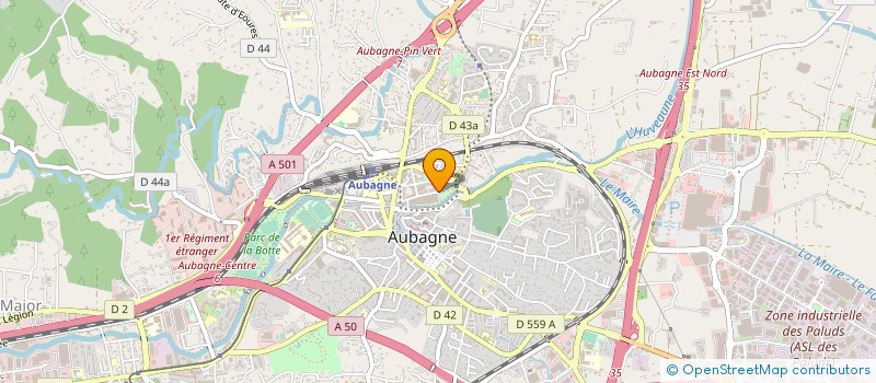 localisation de l'entreprise LE FOURNIL D AUBAGNE à AUBAGNE